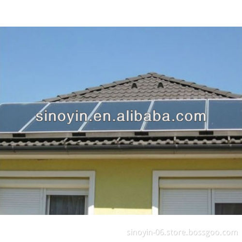 Flat Plate Solar Water Heating System for Villa with 400L